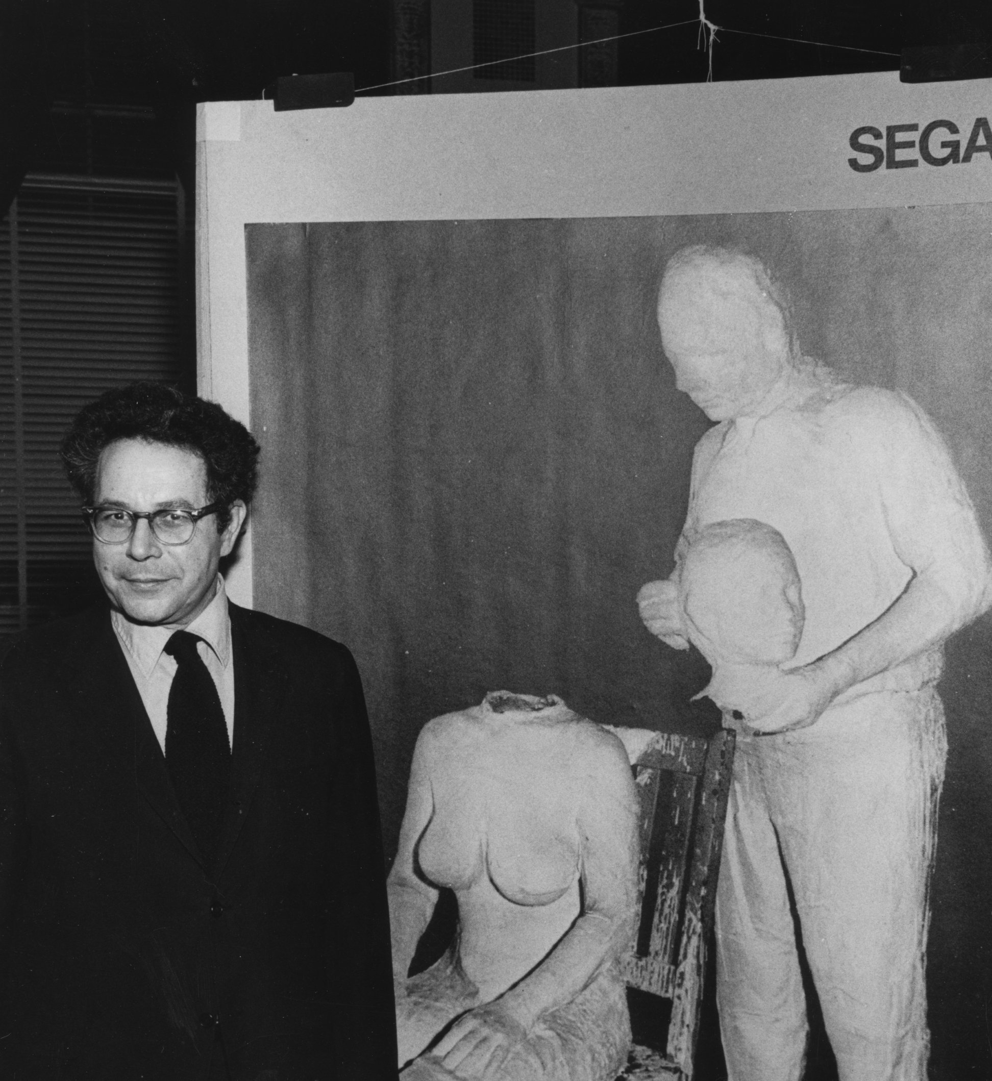 The artist George Segal at the 1971 Cooper Union Alumni Founder's Day Dinner.